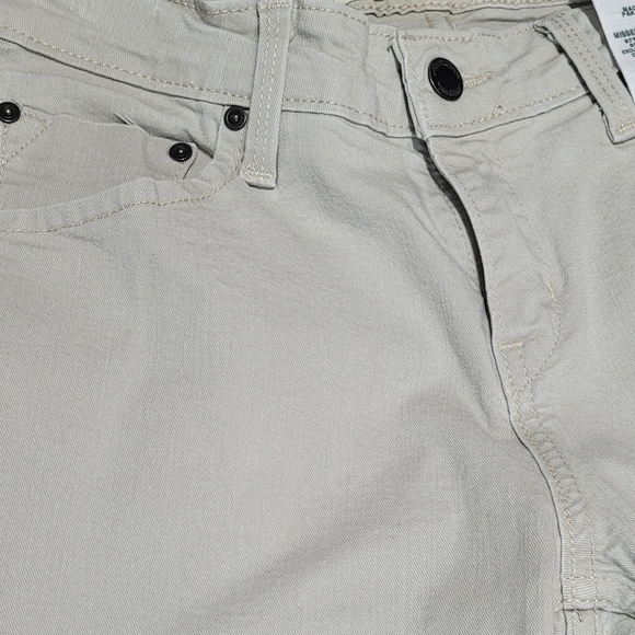 Levi Strauss Signature Low Rise Bootcut WFL423 Khaki Size Misses 8 Long - Picture 6 of 16